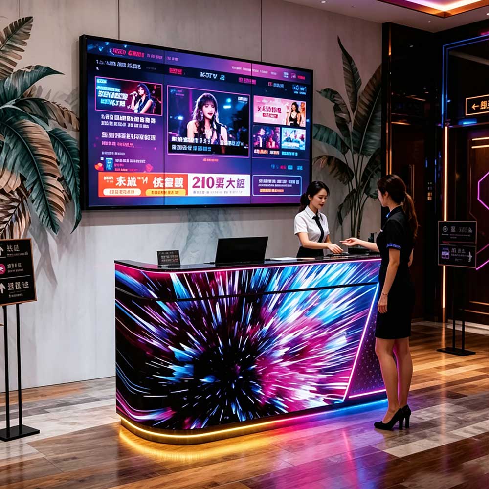 LED屋内屋外折りたたみ式スクリーン