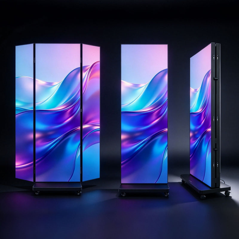 Indoor Tri-Fold COB LED Poster Display-1